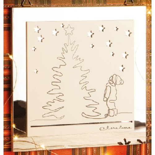 Quadretto specchio albero