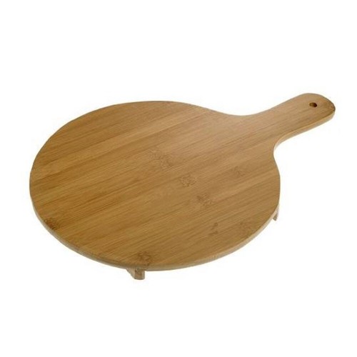Tagliere tondo bamboo con - tagliere, in