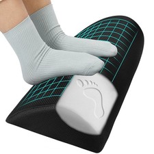 Poggiapiedi da Scrivania Memory Foam Ergonomico Ufficio Gaming Postura Relax