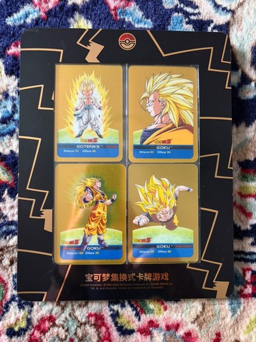 Lotto carte dragon ball z - 4,