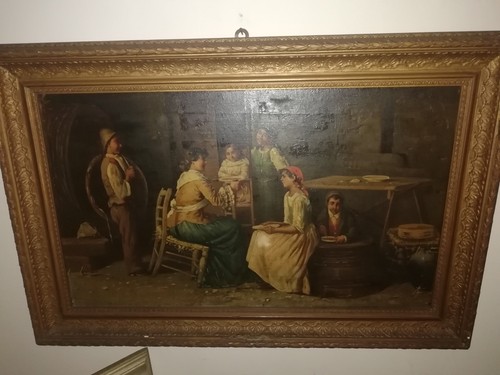 Dipinto antico scuola - dipinto,