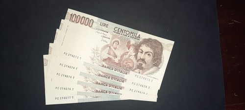 100000 lire caravaggio - , 1°