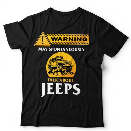 Shirt jeep può parlare - può,