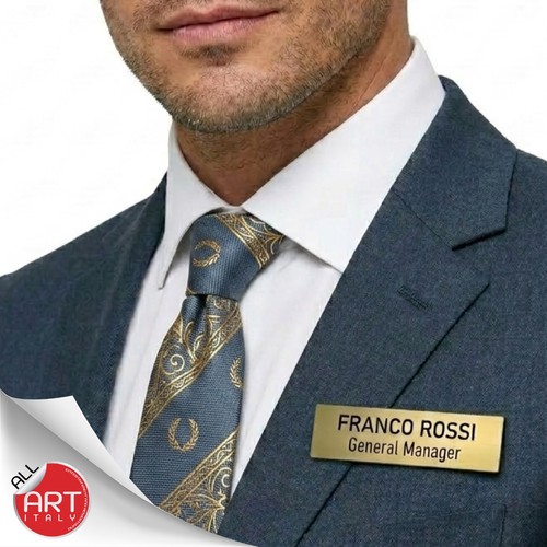 Badge targhetta personalizzata - badge,