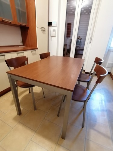 Tavolo allungabile con - allungabile, sedie