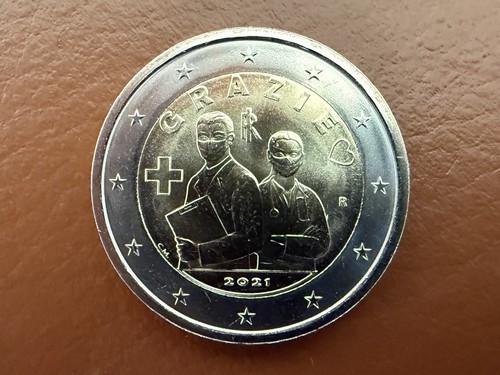 Moneta commemorativa euro - moneta,