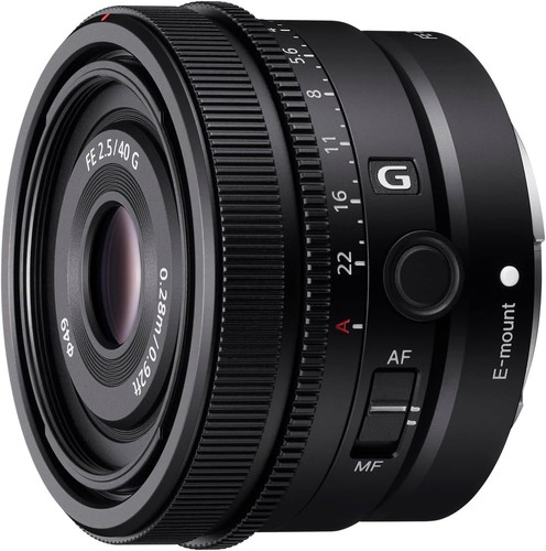 Objectif sony sel40f25g - fe,