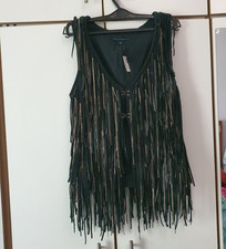 Gilet artigianale nero - , con