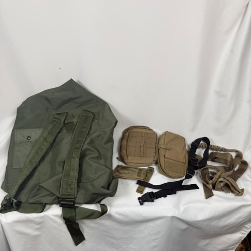 Borsa zaino vintage verde