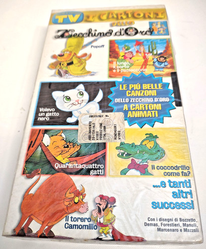 Vhs cartoni dello zecchino - cartoni,