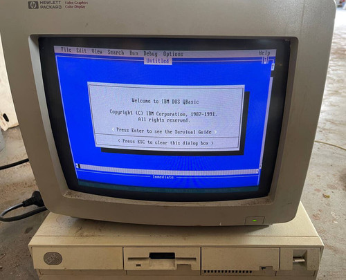 Computer ibm vintage - pc,