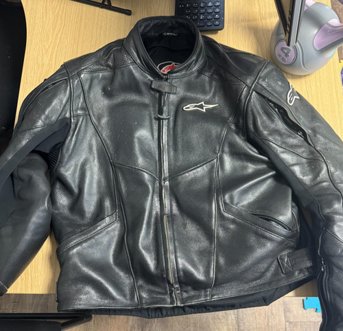 Giacca moto pelle - da, in