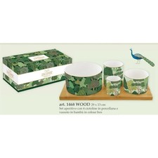 Set Aperitivo WOOD con 4