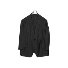 Tuta ISAIA "Made to Measure" Aquaspider nera lana 54 US / 64 EU