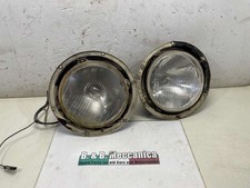 COPPIA FARI FANALI ANT IN VETRO CIBIE 200 ORIG RENAULT 4 R4 1970 (HK641)