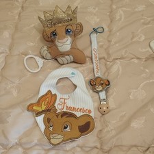 Set nascita ricamato composto - ricamato,