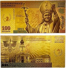 Gold PVC Collectible – 10th Anniversary of Pope John Paul II’s Beatification