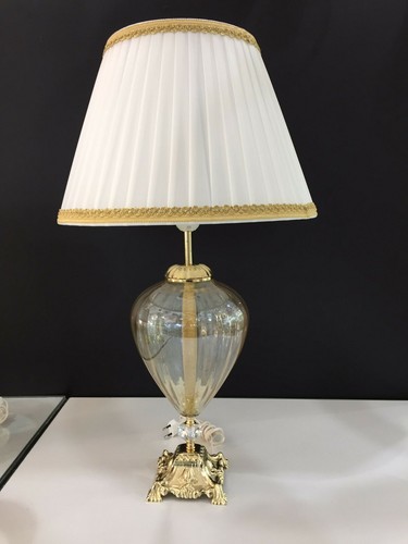 Lume grande base ottone - ottone, e
