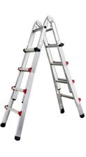 Step Up Scala telescopica in alluminio estensibile allungabile 4+5 gradini h4,44