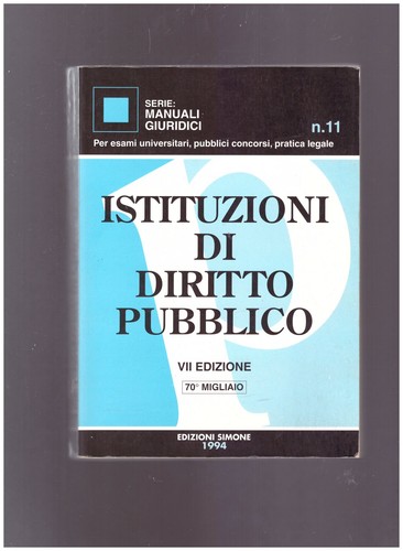 Istituzioni diritto - istituzioni, di