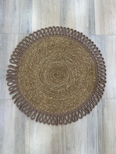Tappeto rotondo tessuto a mano