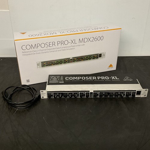 Behringer mdx2600 composer - behringer,