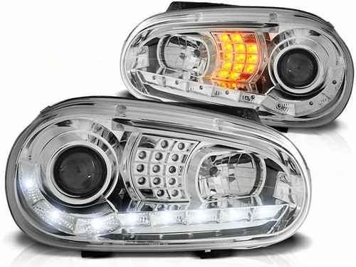 Kit fari led cromati per - fari, a