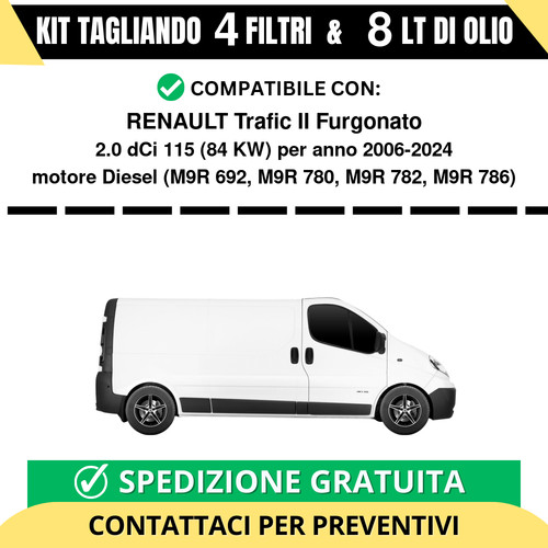 Tagliando per renault trafic - renault,