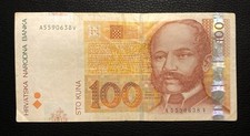 100 KUNA 2002 BILLETE ESCASO