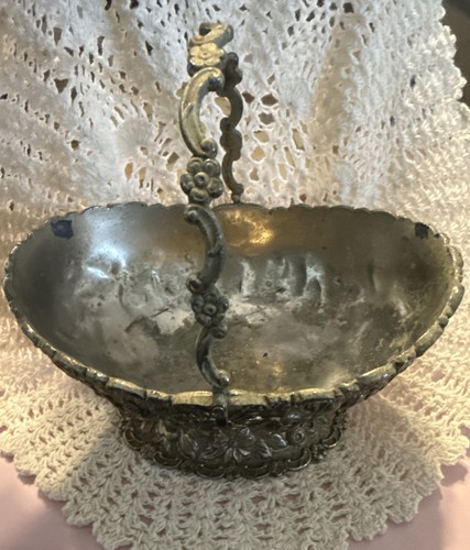 Piatto vintage argento sopra