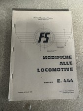 Modifiche Alla Locomotiva Elettrica E.444 Fs Aprile 1985