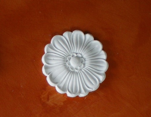 Borchia gesso bianca - bianca, bb