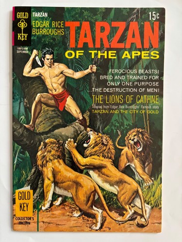 Tarzan 187 gold key - tarzan, comics