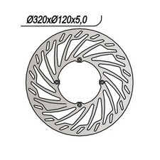 DISCO FRENO NG 827 TURBINE