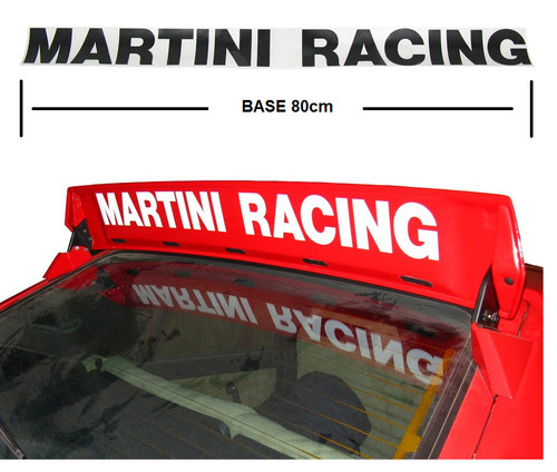Adesivo alettone martini - adesivo,