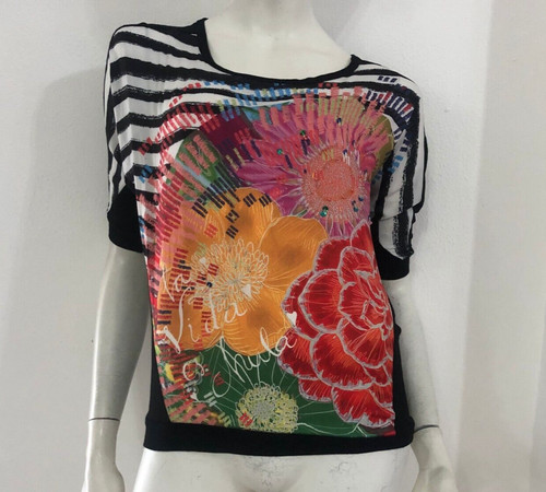 Desigual maglia blusa - desigual, nera