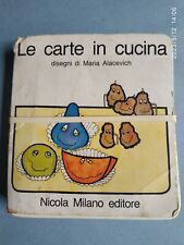 Gioco Didattico, Le carte in cucina - Nicola Milano editore anni 80