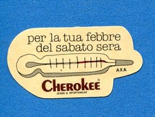 (M11-68) CHEROKEE JEANS (3) - Adesivo-Sticker anni '80 (9x5 Cm) NUOVO-NEW