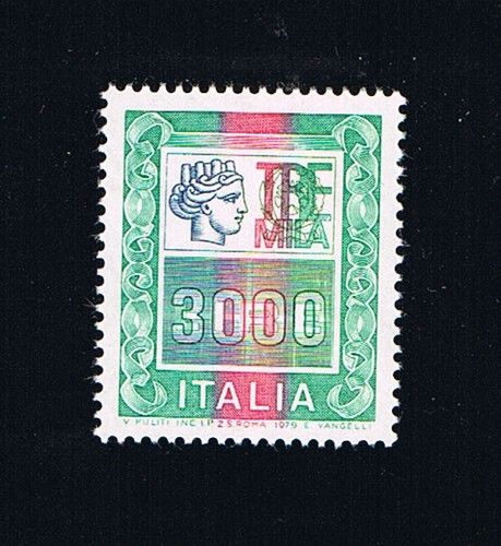 Italia francobollo alti - italia, 1