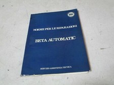 CATALOGO - NORME PER LE RIPARAZIONI LANCIA BETA AUTOMATIC - ORIGINALE