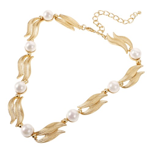 Collana perle finte - ,