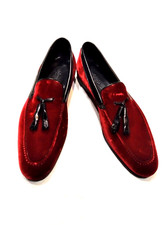 SCARPE UOMO VINTAGE ARFANGO ITALY EDIZIONE LIMITATA VELVET DEDICA NUOVE TG 42