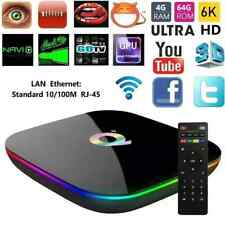 Android Smart TV Box Q Plus 12.0 WiFi 5G 8K QuadCore 8GB + 64GB Rom Full HD Ram