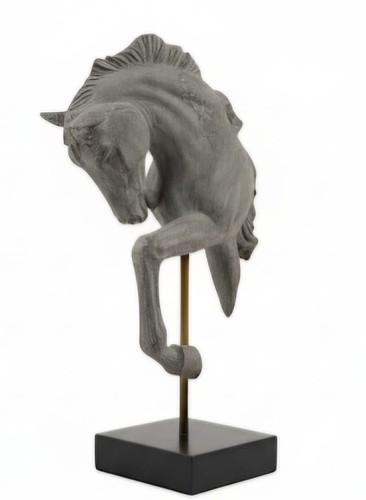 Statua testa cavallo in - statua,