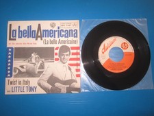 LITTLE TONY-LA BELLA AMERICANA/TWIST IN ITALY-DURIUM Ld A 7167 EX++/NM 1962