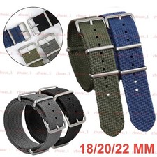Cinturino orologio nylon NATO militare esercito subacqueo 18/20/22MM bracciali di ricambio