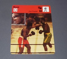 FICHE BOXE BOXING JOE FRAZIER