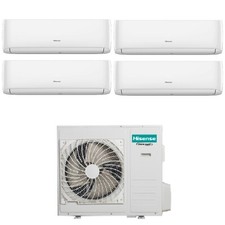CONDIZIONATORE QUADRI SPLIT HISENSE HI-COMFORT 7+7+9+12 BTU INVERTER WIFI 4AMW81