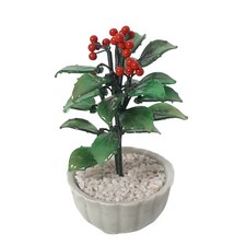 Bonsai di fiori in vetro