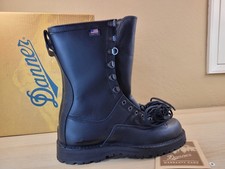 Stivali militari Danner Fort Lewis in pelle nera Gore-Tex USA 29110 da uomo 10,5 NUOVI